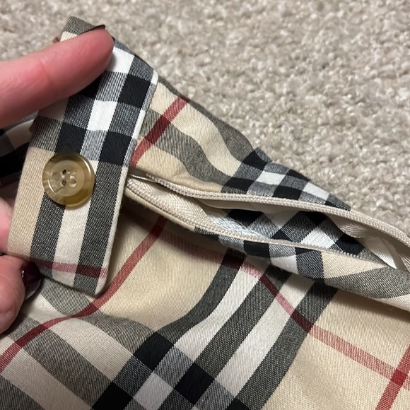 Authentic Burberry Nova check plaid midi skirt womens size 0 - Picture 4 of 8